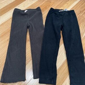 4/5T Cat & Jack Black and Grey Kids Leggings bundle